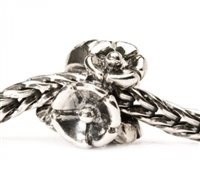 Charm Trollbeads in Silver NON TI SCORDAR DI ME - NON TI SCORDAR DI ME